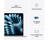 Apple MacBook Air M4/16GB/512/Mac OS Błękitny 10R GPU - 1322280 - zdjęcie 9